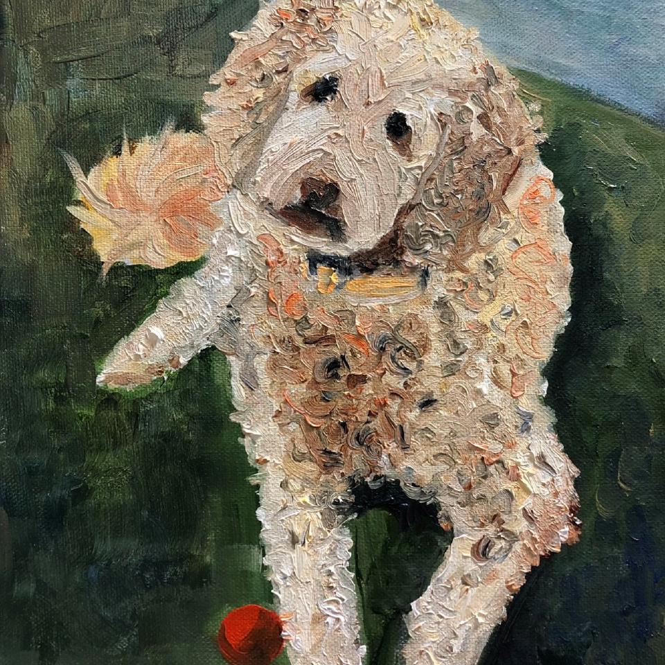 Painting of A Good Dog