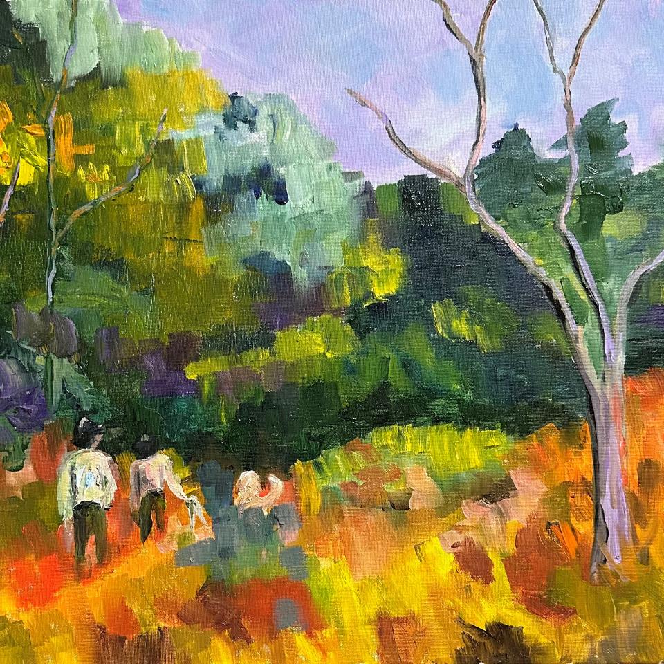 Painting of A Walk in the Woods