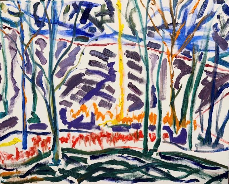 Painting of Abstract Landscape