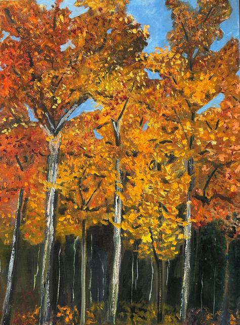 Painting of Fall in West Virginia