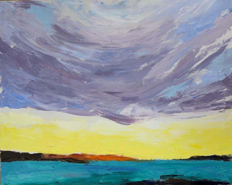 Painting of Lemon Sky