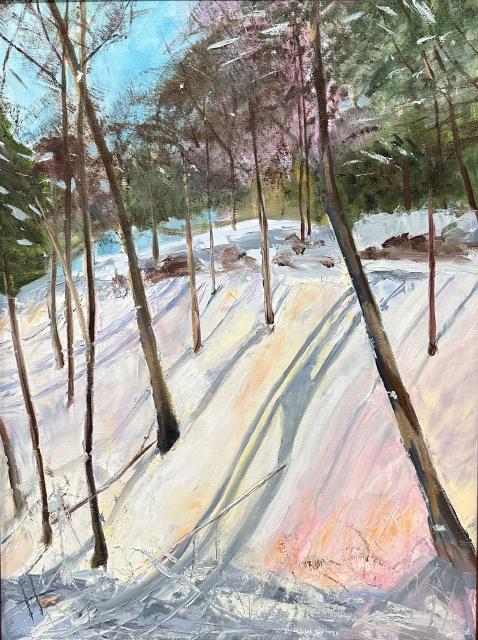 Painting of Snow Bank on Beta