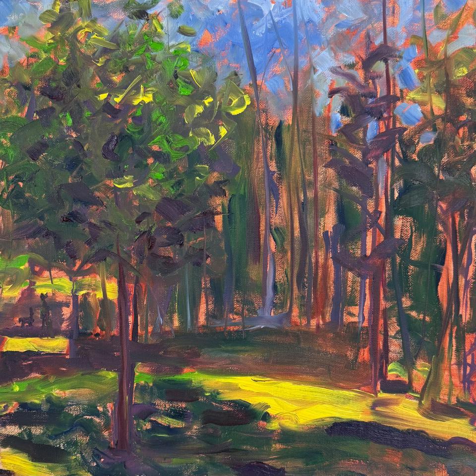 Painting of Violet Woods