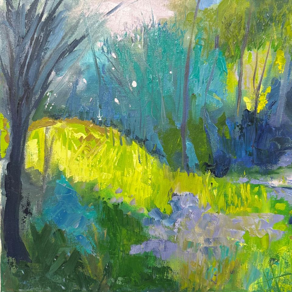 Painting of Wishing for Spring